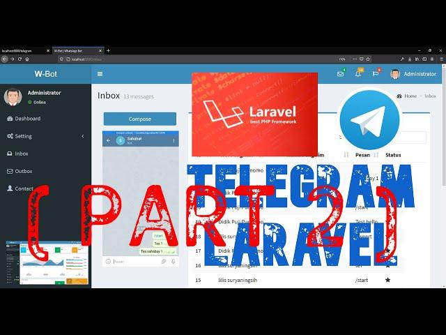 TUTORIAL CREATE TELEGRAM BOT | LARAVEL ( PART 2 )