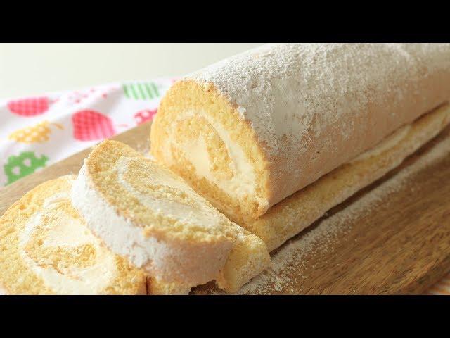 Vanilla Swiss Roll Cake Recipe