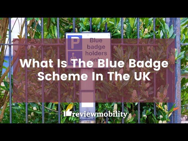 What Is The Blue Badge Scheme In The UK