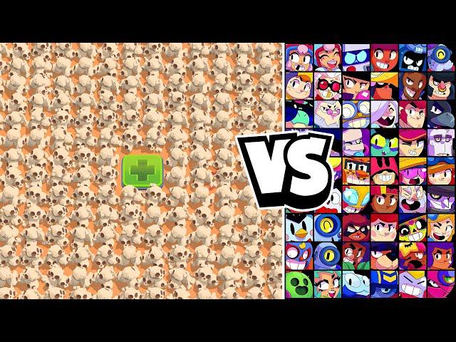 WHO CAN BREAK MORE SKULLS?! With SUPER & GADGET & STARPOWER! | Brawl Stars