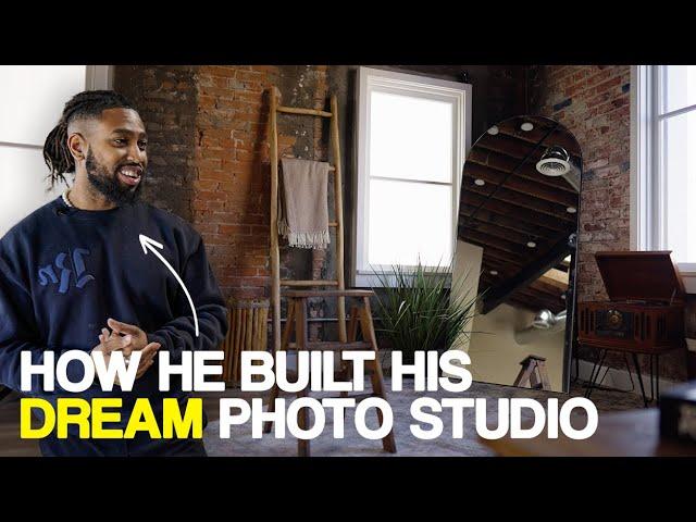 Tour His BEAUTIFUL Rental Photo Studio | James Davis x The Space OC