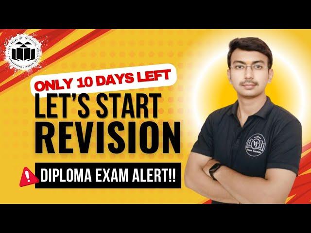 GOOD NEWS  Diploma Revision Lecture Series | Diploma IMP Questions | Vineet Tutorials | MSBTE Exam