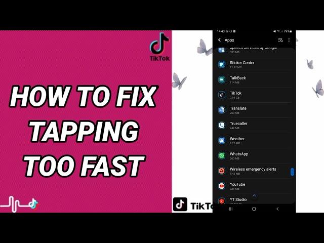 How To Fix Tapping Too Fast On TikTok App