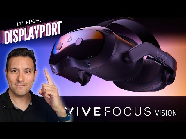 THIS IS THE NEW HTC VIVE FOCUS VISION WITH DP - Everything You NEED To Know!