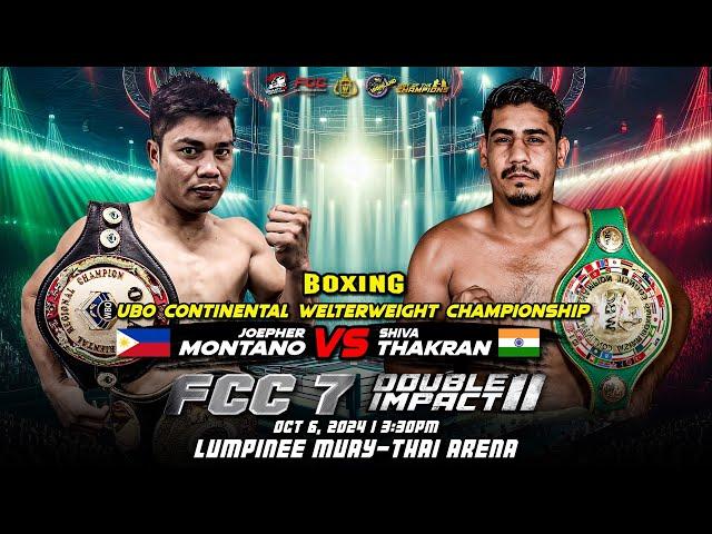 Joepher Montano   VS Shiva Thakran  | Oct 6, 2024 | Lumpinee Boxing Stadium