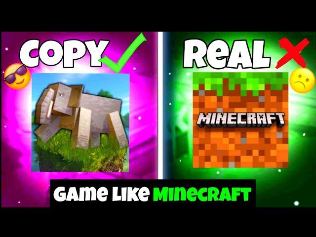 TOP 5 BEST COPY GAMES LIKE MINECRAFT 1.21  | BEST MINECRAFT COPY'S FOR ANDROID 2024 