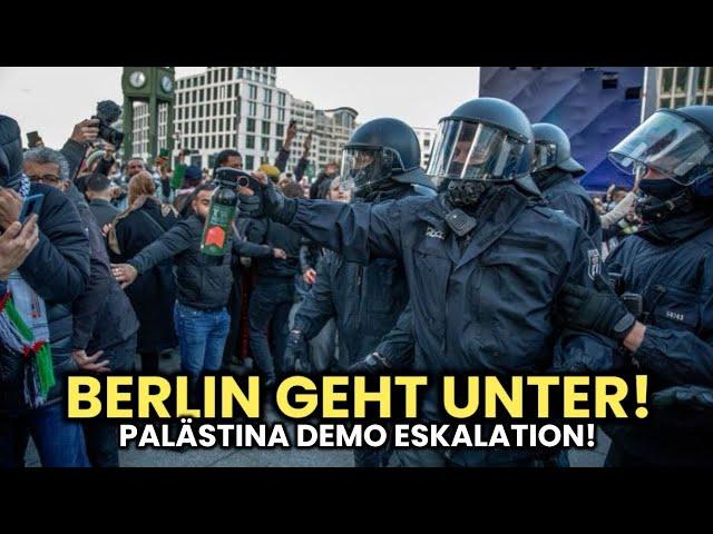 Eskalation in Berlin!  Schlägerei auf Arabischen Demo! 