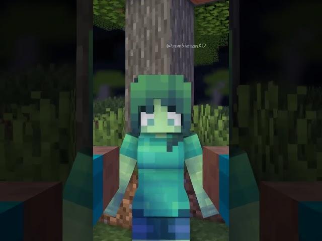 vs zombies - minecraft animation #shorts