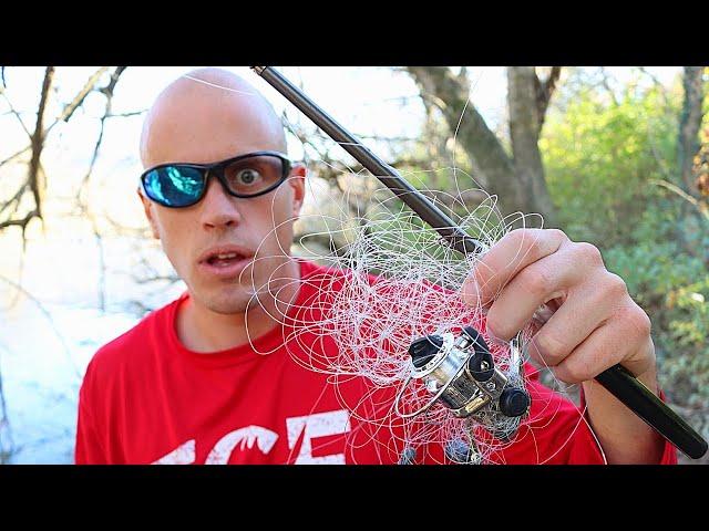 Eating Only What I Catch for 3 Days with MICRO Rod!