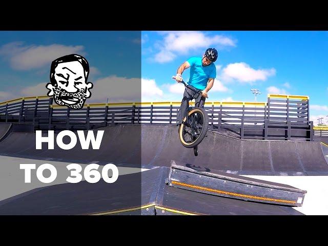 How to 360 a BMX