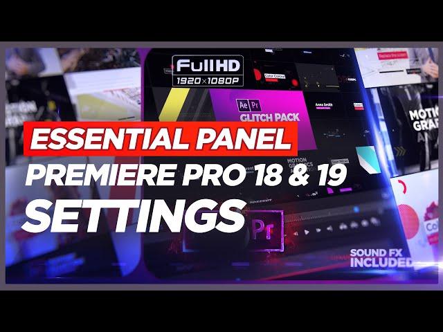 Essential Graphics Panel  How to Use for Premiere Pro CC18  CC19 TRICKS & TRICKS 