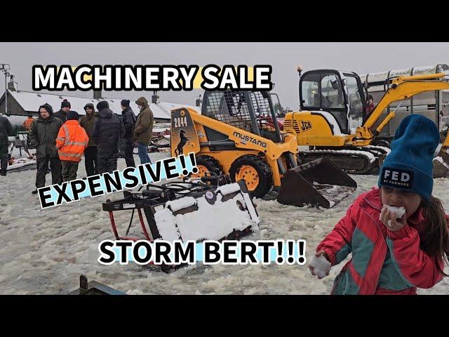 MACHINERY sale, excellent trade!! SNOW is hear!