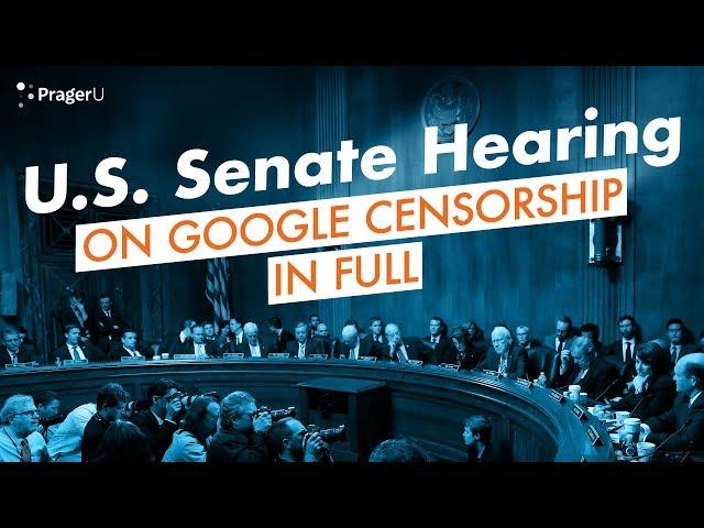 Dennis Prager and Google VP Testify Before the U.S. Senate on Tech Censorship | Speeches and Events
