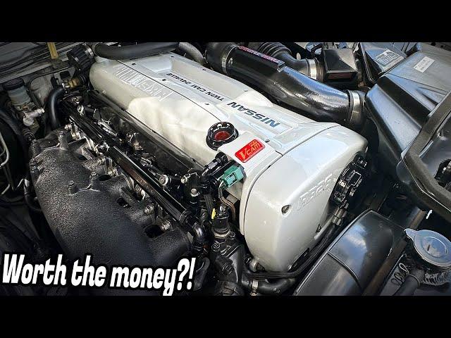 HKS V-Cam install in my RB26 Wagon | Before & After Dyno!