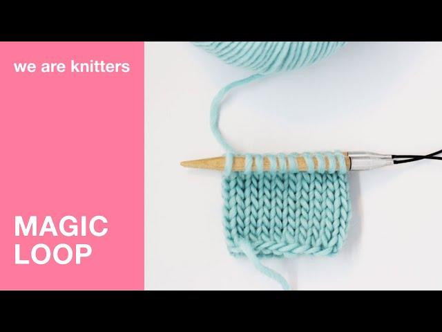 Knitting tutorial | How to knit in the round with the Magic Loop technique | WAK