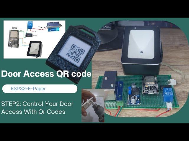 STEP2: Control Your Door Access With Qr Codes!(ESP32) เปิดปิดประตู#qrcode#qrcodereader#gadgets