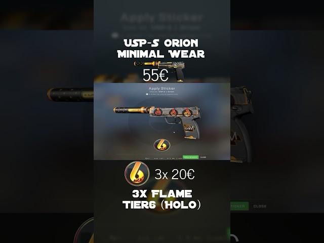 USP-S Orion Sticker Craft #uspsorion #orion #stickercraft #flametier6 #counterstrike #cs