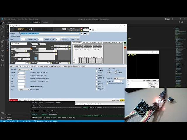 ESP-01 Based WinKeyer Clone (Prototype)
