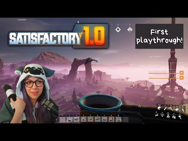 Satisfactory - First Playthrough 1.0 Day 2 Full VOD