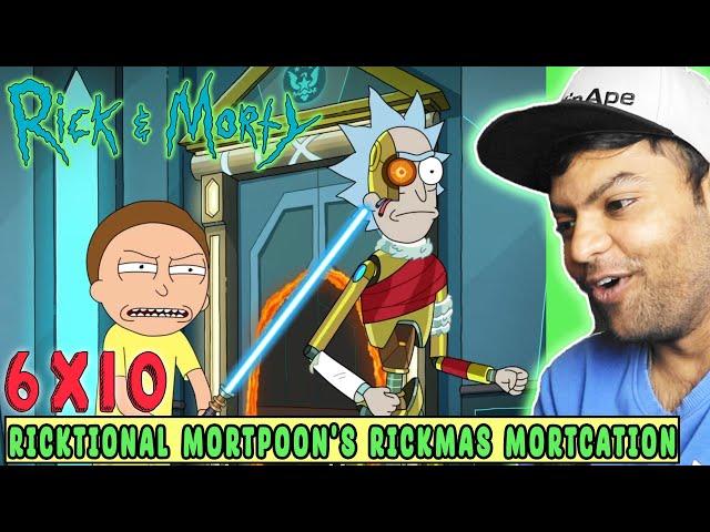 Rick and Morty 6X10(FINALE) "Ricktional Mortpoon's Rickmas Mortcation" REACTION