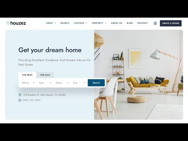 How to Make a Real Estate Listing & Directory Website with WordPress - Houzez Theme