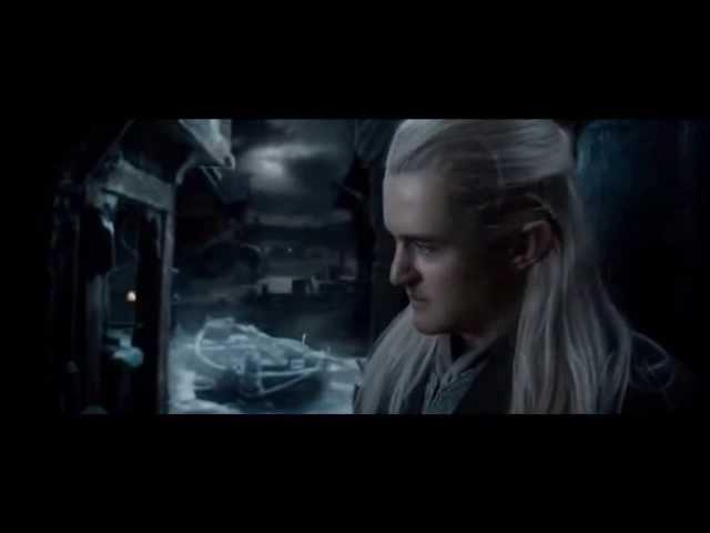 The Hobbit The Desolation Of Smaug: Legolas Vs Bolg Fight Scene HD