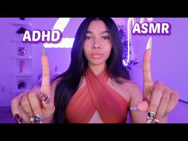 ASMR | ASMR for ADHD | Fast & Aggressive Focus Tests | Mouth Sounds & Collarbone Tapping ️