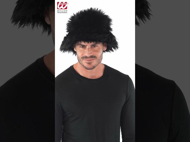 65100 - "BUCKET HAT PLUSH BLACK"