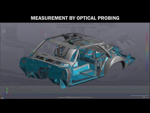 Optical probing with MaxSHOT 3D photogrammetry system and the 3D inspection software VXinspect