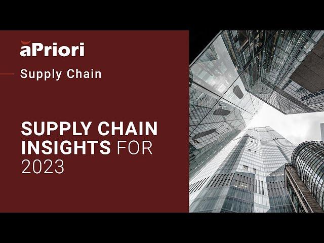 How to Build a Resilient Supply Chain for 2023