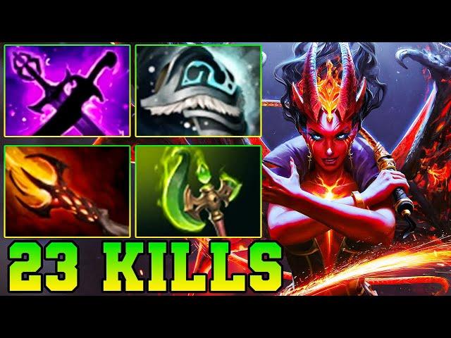 23 Kills QOP Dota 2 Mid - Best Queen Of Pain Dota 2 Pro Gameplay Guide Build 7.37