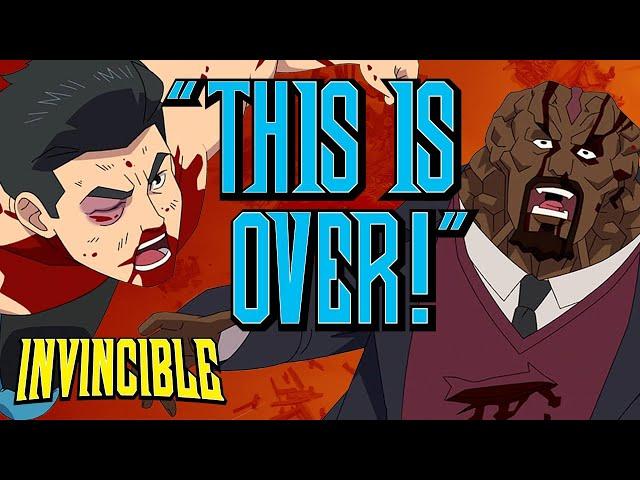 Invincible Gets The Ultimate Revenge On Angstrom Levy | Invincible S2