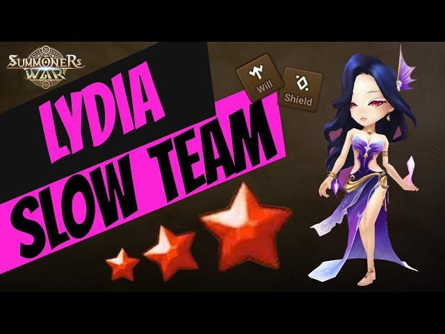 Slow Cleave Team with Lydia in Summoners War RTA