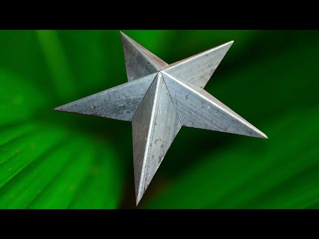 How to Make a STAR using Square Tube | mr technic