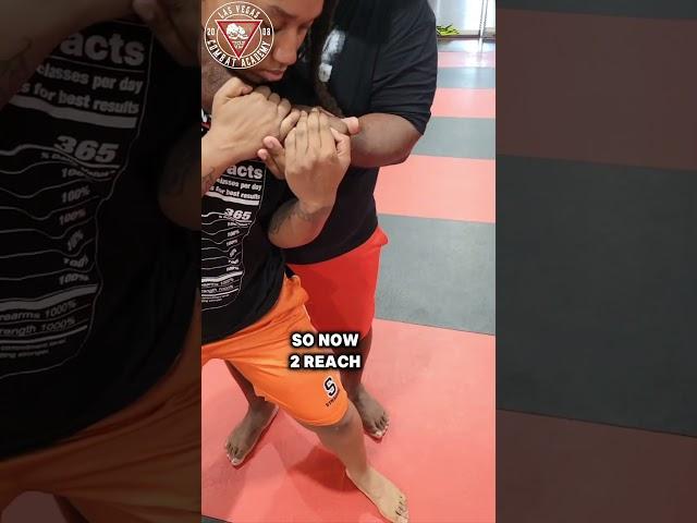 Coach Britt demonstrates how to defend against a choke from behind! #lasvegascombatacademy