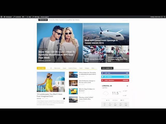 Newspaper 7 Tutorial - How to install and customize Social Counter Plugin