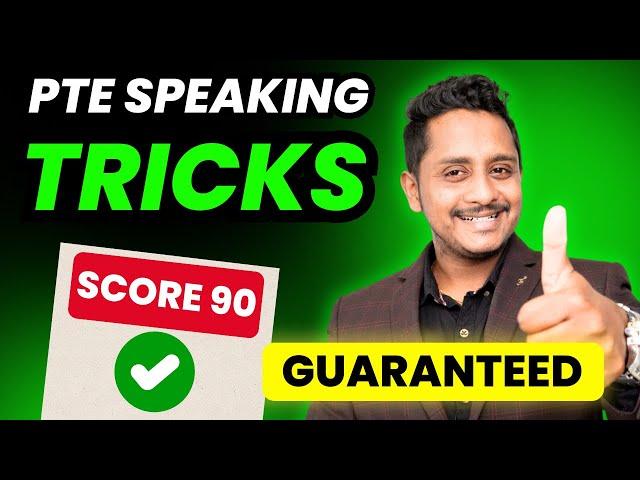 PTE Speaking Easy Tricks & Techniques - Score 90 Guaranteed | Skills PTE Academic