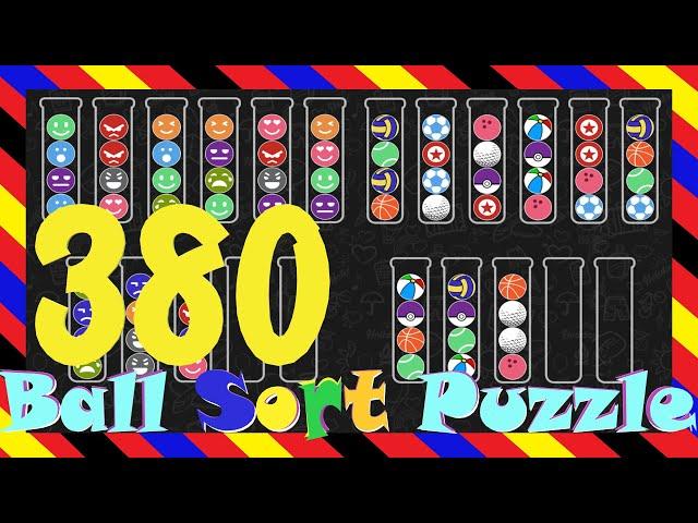 Ball Sort Puzzle Level 380 No Extra TubesGame Walkthrough