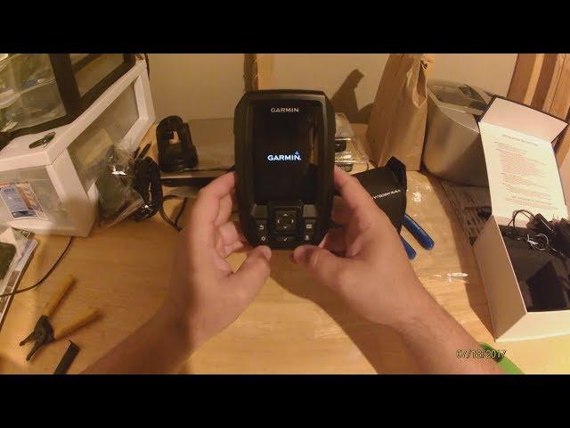 Garmin Striker 4 Unboxing and Nocqua Pro Power Kit Battery Connection