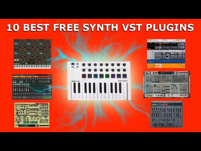 10 BEST FREE SYNTH VST PLUGINS