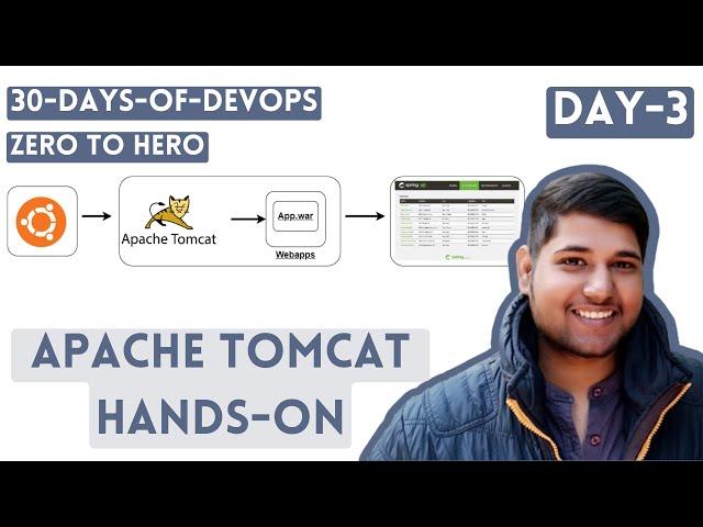 30 Days Of DevOps | Zero To Hero | Apache Tomcat Hands-On | Day-3