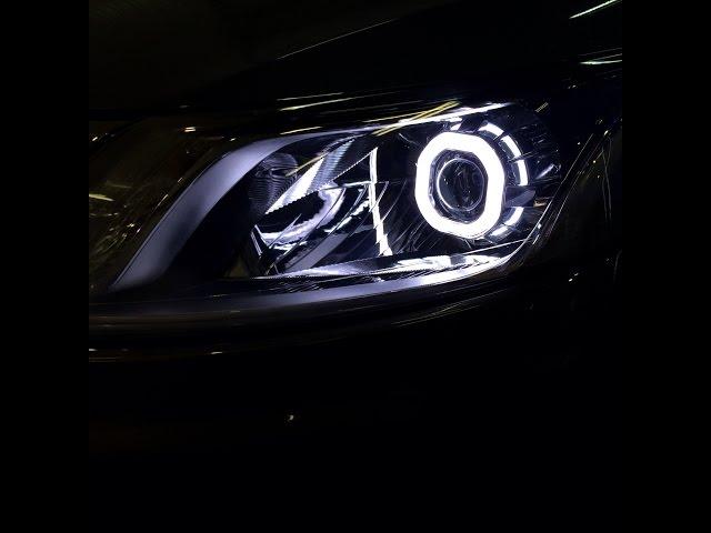 установка биксеноновых линз на kia Rio. Morimoto 2.5d G1C.