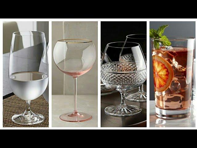 Water Glass Design Collection | Juice Glass Design Ideas | Latest Kitchen Crockery Designs