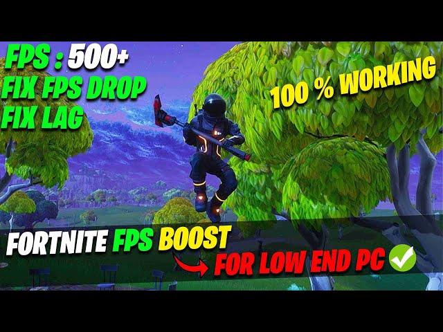 How To BOOST FPS On LOW END PC in Fortnite Chapter 4 ( Fix Delay & Fix Stutters ) 