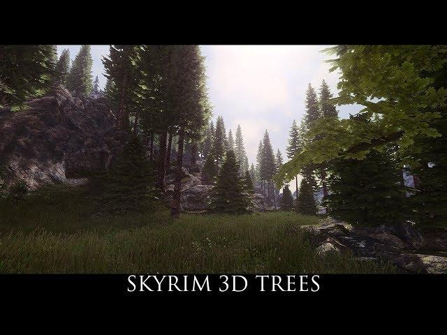 Skyrim SE Mods: Skyrim 3D Trees