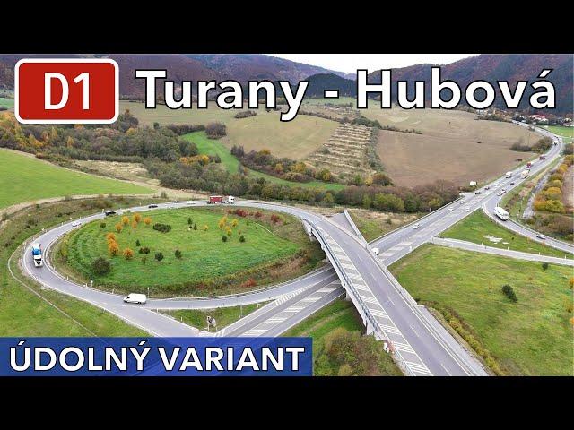 Slovak Highway D1 Turany - Hubová - Unfinished Valley Variant (November 2023)