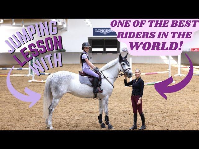 SHOWJUMPING LESSON IN QATAR WITH EDWINA TOPS-ALEXANDER!