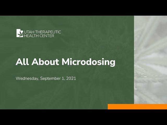 All About Microdosing - Bonus Webinar