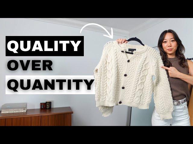 How to Shop for High Quality Clothes in 2025 | Buy Less But Better