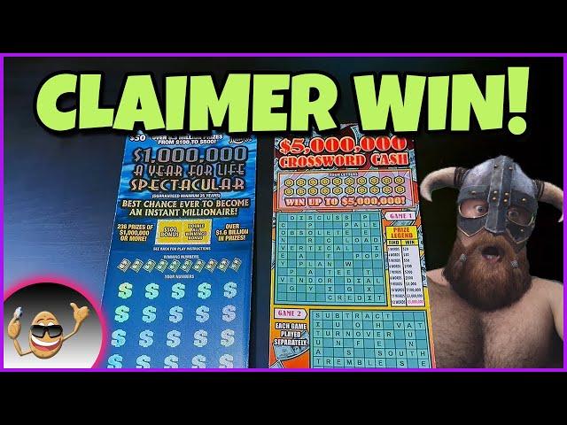 CLAIMERMY BIGGEST WIN ON A CROSSWORD EVER!!